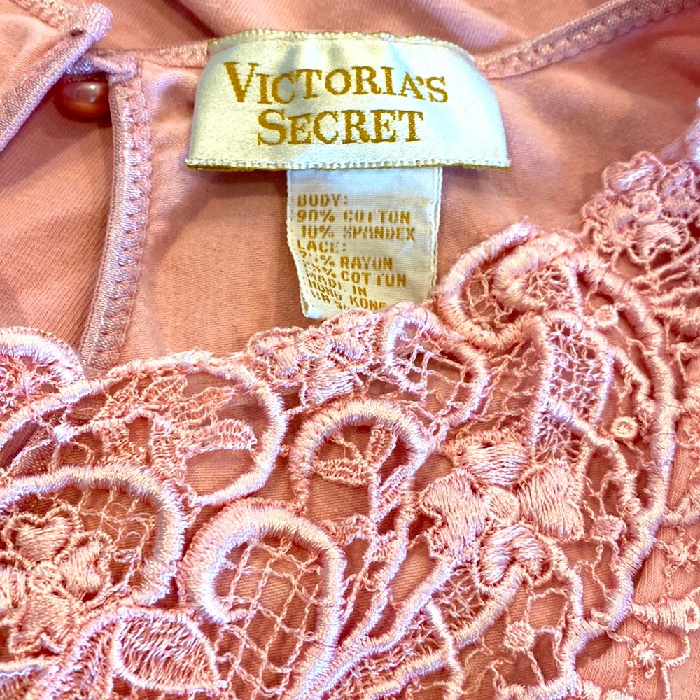 VINTAGE Victoria’s Secret Women’s Bodysuit Snap Crotch Stretchy Cotton Size Sm